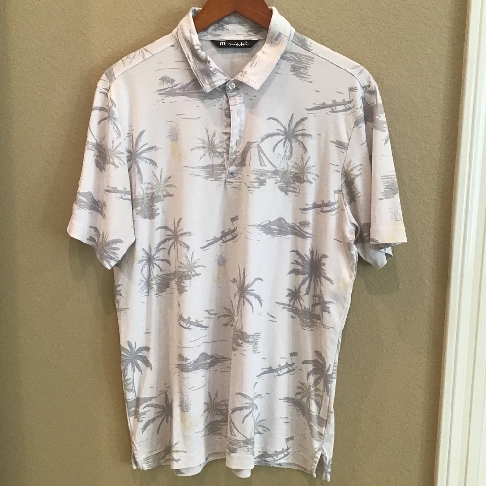 Travis Mathew Hawaiian Polo Shirt